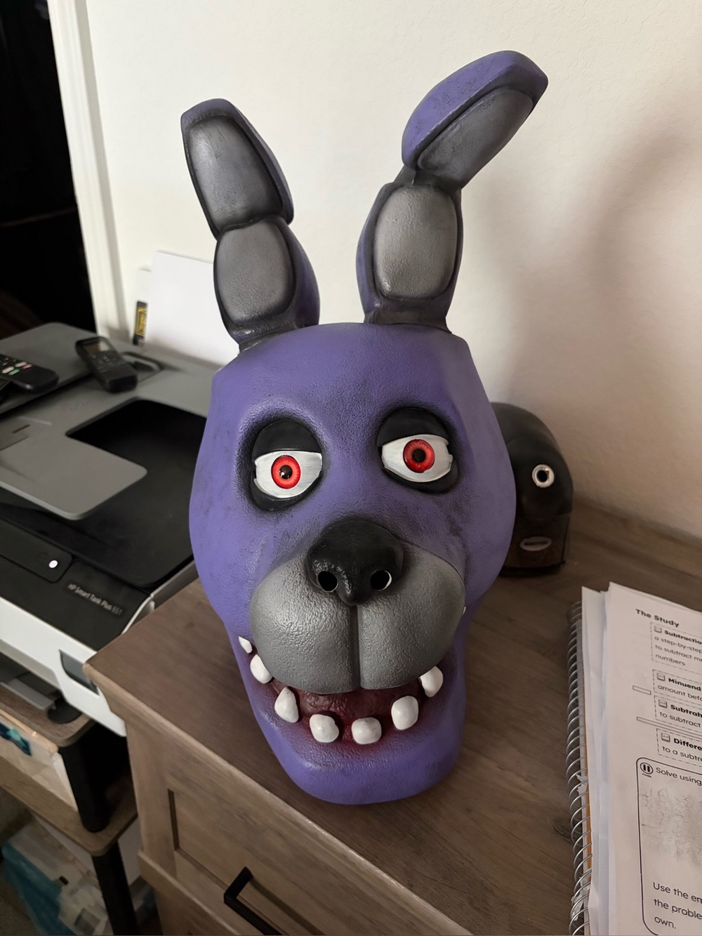 FNAF Bonnie Full Head Mask Five Nights at Freddy’s Purple Cosplay Halloween